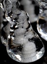 Bizarre icicles with encapsulated air bubbles