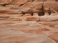 A bizarre rock formation with columns and columns