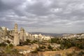 Bizarre volcanic mountains ,Love Valley,Turkey,Cappadocia Royalty Free Stock Photo