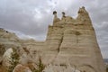 Bizarre volcanic rock formations ,Love Valley,Turkey,Cappadocia,.Central Anantolia,Europe Royalty Free Stock Photo