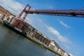 Bizkaia suspension transporter bridge Puente de Vizcaya in Portugalete, Basque Country, Spain Royalty Free Stock Photo