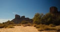 Bizzare rock formation at Essendilene, Tassili nAjjer national park, Algeria Royalty Free Stock Photo