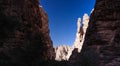 Bizzare rock formation at Essendilene, Tassili nAjjer national park, Algeria Royalty Free Stock Photo