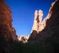Bizzare rock formation at Essendilene, Tassili nAjjer national park, Algeria Royalty Free Stock Photo