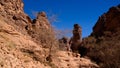 Bizzare rock formation at Essendilene, Tassili nAjjer national park, Algeria Royalty Free Stock Photo