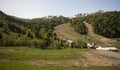 Bjelasica mountain with snowy peaks Royalty Free Stock Photo