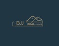 BJJ Real Estate and Consultants Logo Design Vectors images. Luxury Real Estate Logo Design