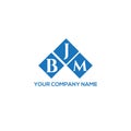 BJM letter logo design on WHITE background. BJM creative initials letter logo tter logo design on Royalty Free Stock Photo