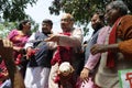 Bjp party workers celebrating during the election in India.