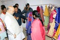 BJP President Amit Shah meet disable people and visit Narayan Seva Sansthan Royalty Free Stock Photo