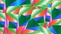 The illustrations and clipart. Colorful abstract 3D triangle