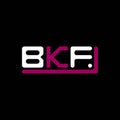 BKF letter logo creative design with vector graphic, BKF Royalty Free Stock Photo