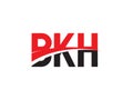 BKH Letter Initial Logo Design Vector Illustration Royalty Free Stock Photo