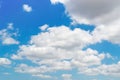 Bkue sky n clouds Royalty Free Stock Photo