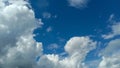 Bkue sky and white clouds Royalty Free Stock Photo