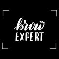 Lettering brow expert