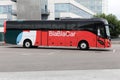 Blablacar bus at Lyon Saint-Exupery airpor