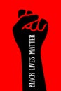 Black Lives Matter Illustration Royalty Free Stock Photo