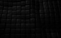 Black 3d leather cube background texture