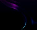 black abstract background with fading purple green glowing lines