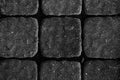 Black abstract brick perfect wall background texture gray ground stone rock