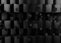 Black Abstract Geometric Low Poly Background Royalty Free Stock Photo