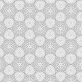 Black Abstract Draw Flower Geometric Hexagonal Grid Pattern Background Vector Illustration Royalty Free Stock Photo