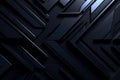 Black abstract tech geometric modern background Royalty Free Stock Photo