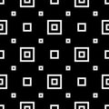 Black Abstract vector seamless retro pattern design