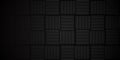 Black acoustic wall. Sound studio wall panels. Recording studio backdrop. Acoustical noise reduction foam. Music room Royalty Free Stock Photo