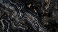 black agate texture, showcasing its intricate patterns and glossy surface in a mesmerizing display of elegance and