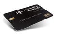 A black air miles rewards credit card