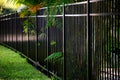 Black Aluminum Fence