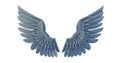 Black angel wing Royalty Free Stock Photo