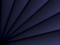 Black angular triangles pattern. Paper cut design concept background.