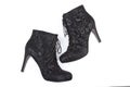 Black ankle boots