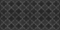 Black anthracite gray grey traditional modern moroccan motif tiles wallpaper texture background - Square vintage retro concrete Royalty Free Stock Photo
