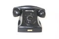 Black Antique Telephone Royalty Free Stock Photo