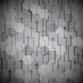 Black arrows seamless pattern