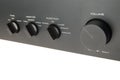 Black audio amplifier Royalty Free Stock Photo