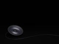 Black audio speaker background Royalty Free Stock Photo