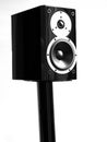 Black audio speakers Royalty Free Stock Photo