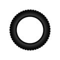 Black auto tire - for stock