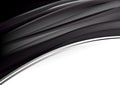 Black Automotive Tire Artistic Background Vector Illustration Design
