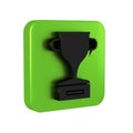 Black Award cup icon isolated on transparent background. Winner trophy symbol. Championship or competition trophy