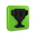 Black Award cup icon isolated on transparent background. Winner trophy symbol. Championship or competition trophy