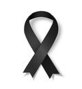 Black awareness ribbon