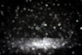 Black background for christmas navy glitter sparkle. Abstract bo Royalty Free Stock Photo