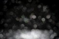 Black background for christmas navy glitter sparkle. Abstract bo Royalty Free Stock Photo