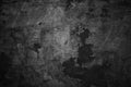 Black background, dark grunge abstract, wall, Cement black background texture, Black cracked texture used design for background Royalty Free Stock Photo